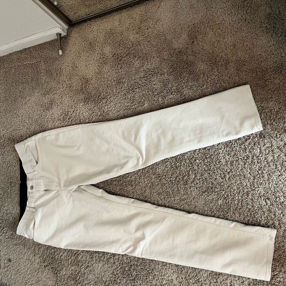 Calvin Klein Cream 5 Pocket Pant
